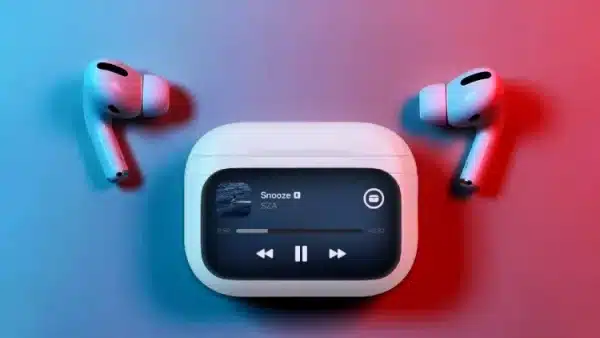 AirPods Pro with Digital Display – ANC & Transparency | Touch Volume Control (White)